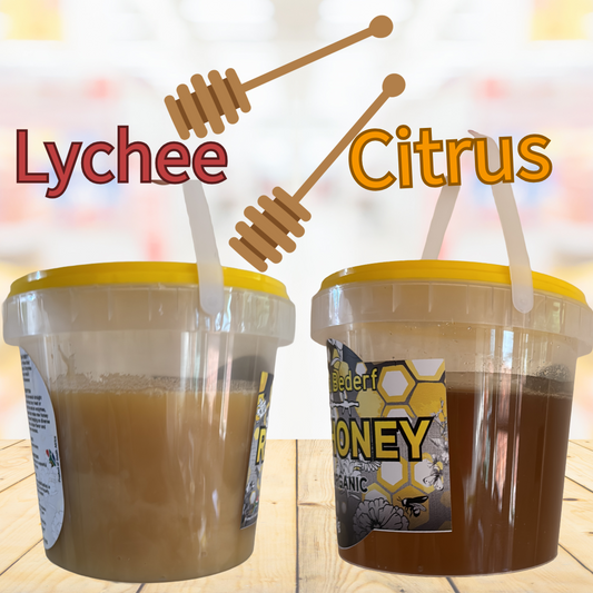 1 kg Raw Honey Buckets