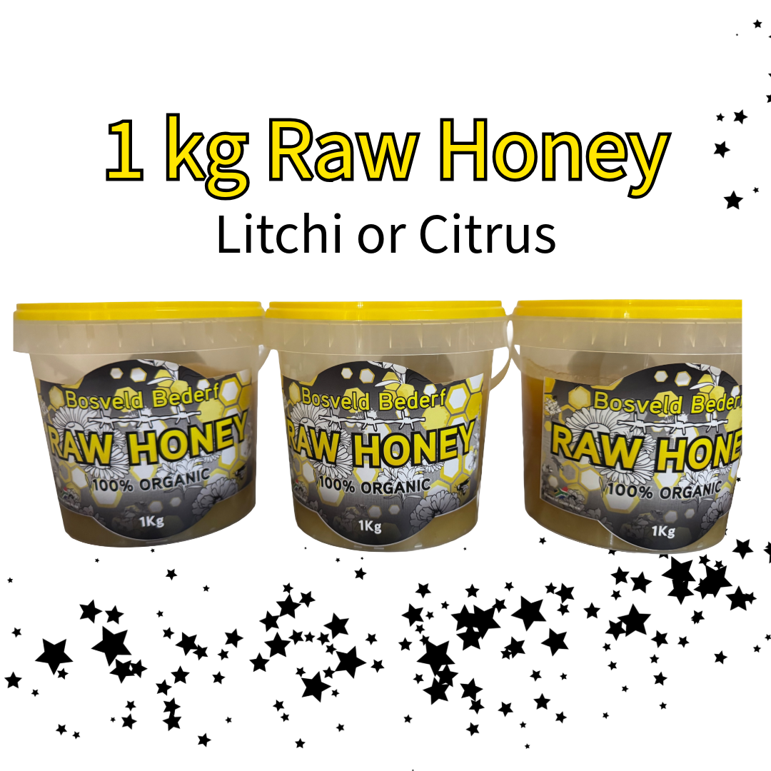 1 kg Raw Honey Buckets
